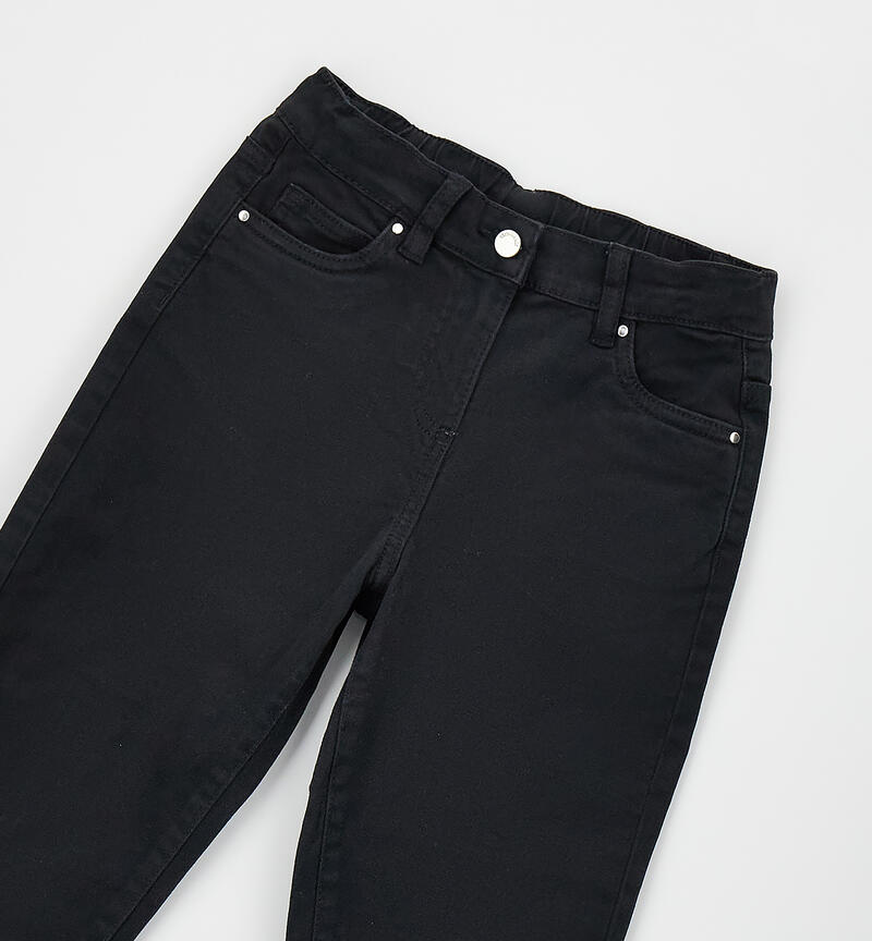 Pantaloni per bambina NERO-0658