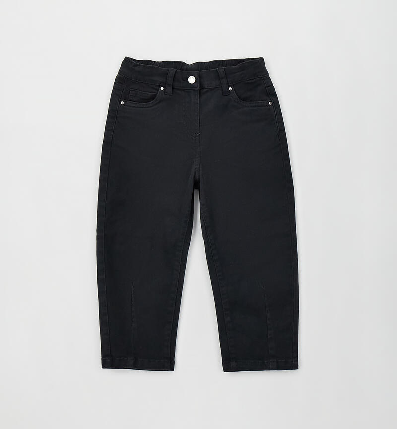 Pantaloni per bambina NERO-0658