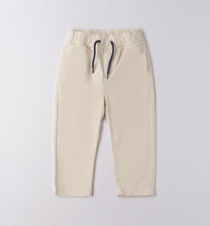 Pantaloni per bambino Sarabanda ECRU-0124
