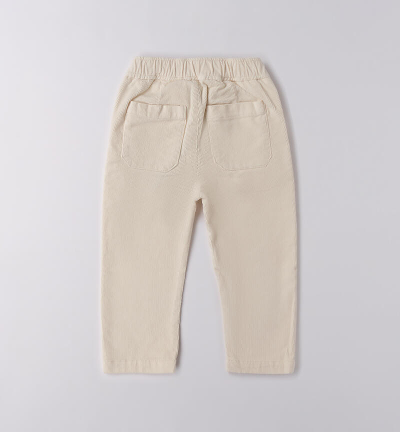 Pantaloni per bambino Sarabanda ECRU-0124