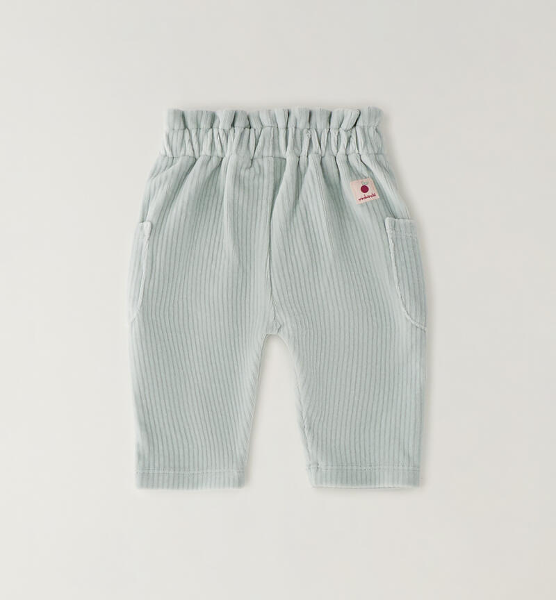Pantaloni per neonata LIGHT MINT-4134