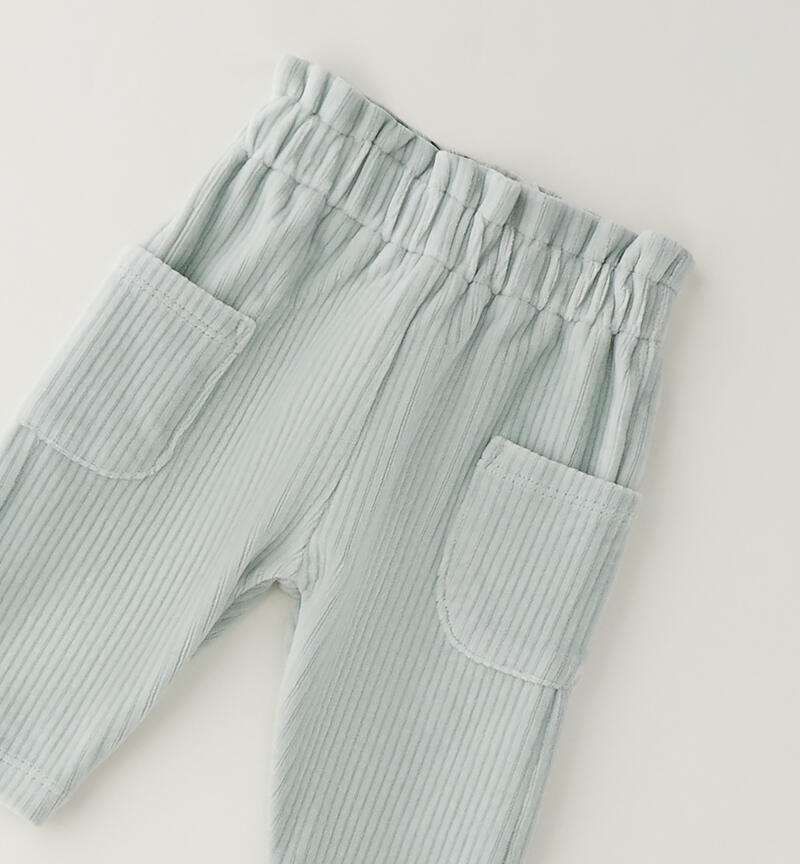 Pantaloni per neonata LIGHT MINT-4134