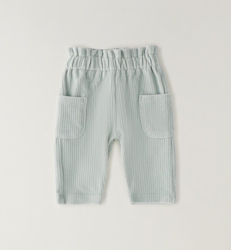 Pantaloni per neonata LIGHT MINT-4134