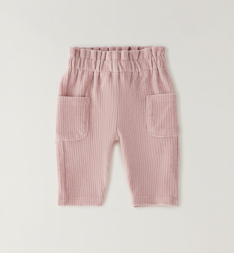 Pantaloni per neonata LIGHT PINK-2921