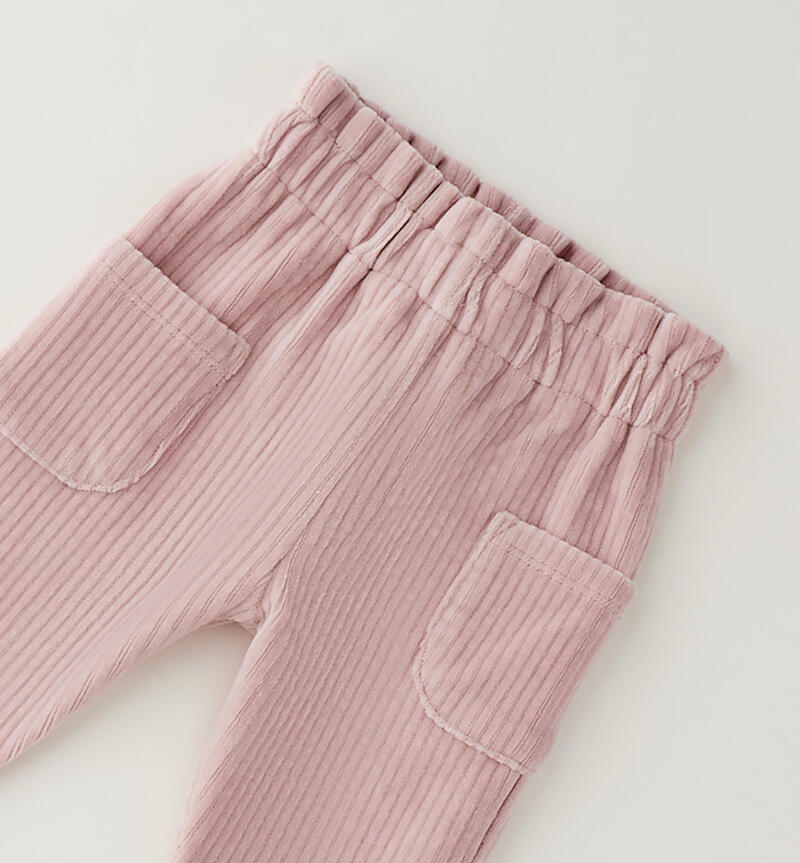 Pantaloni per neonata LIGHT PINK-2921