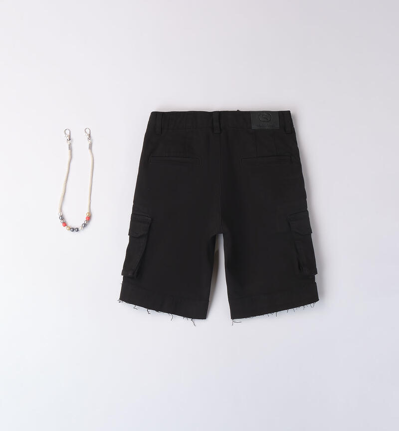 Pantaloni per ragazzo NERO-0658