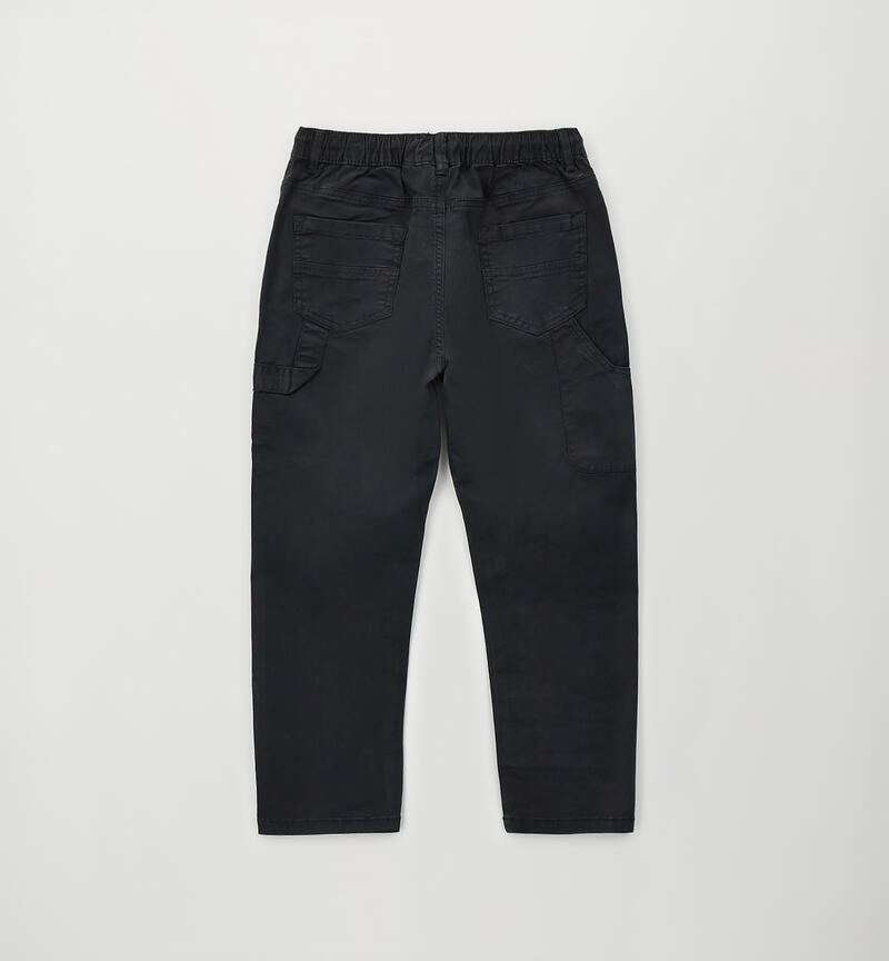 Sarabanda trousers for boys NERO-0658