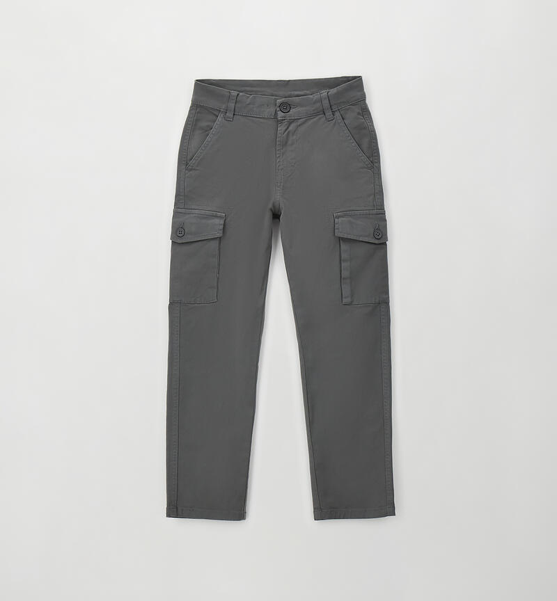 Pantaloni ragazzo Sarabanda GRIGIO SCURO-0564
