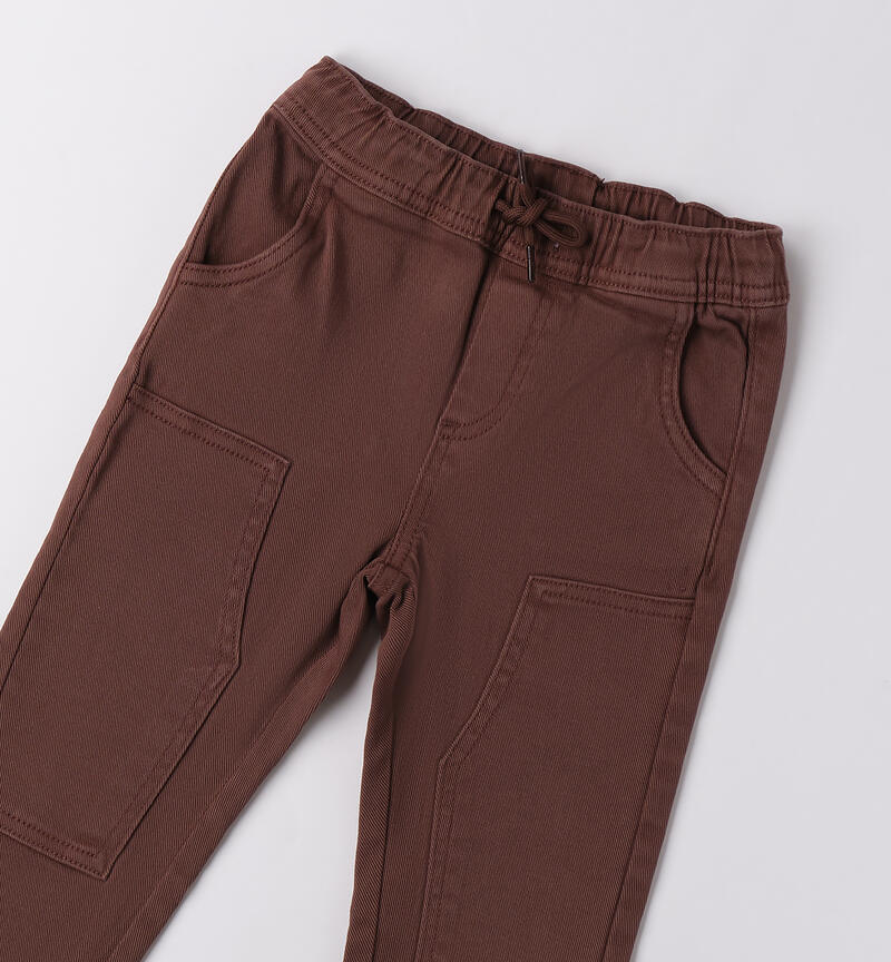 Pantaloni Sarabanda da bambino MARRONE-1243
