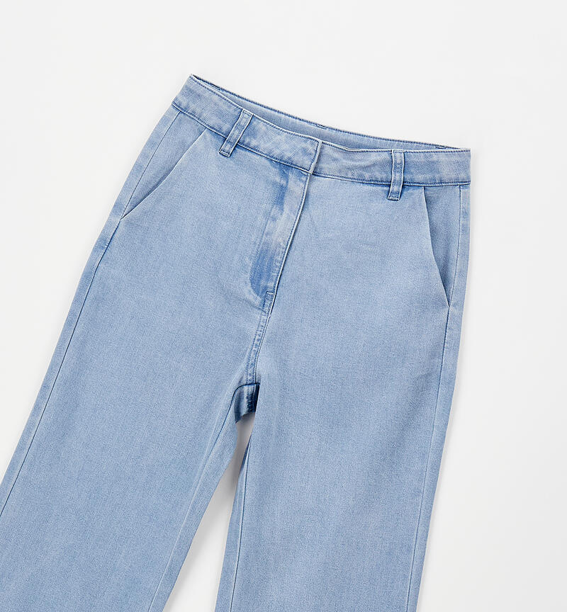 Sarabanda trousers for girls WASH STONE BLEACH ROY ROGER'S -7027