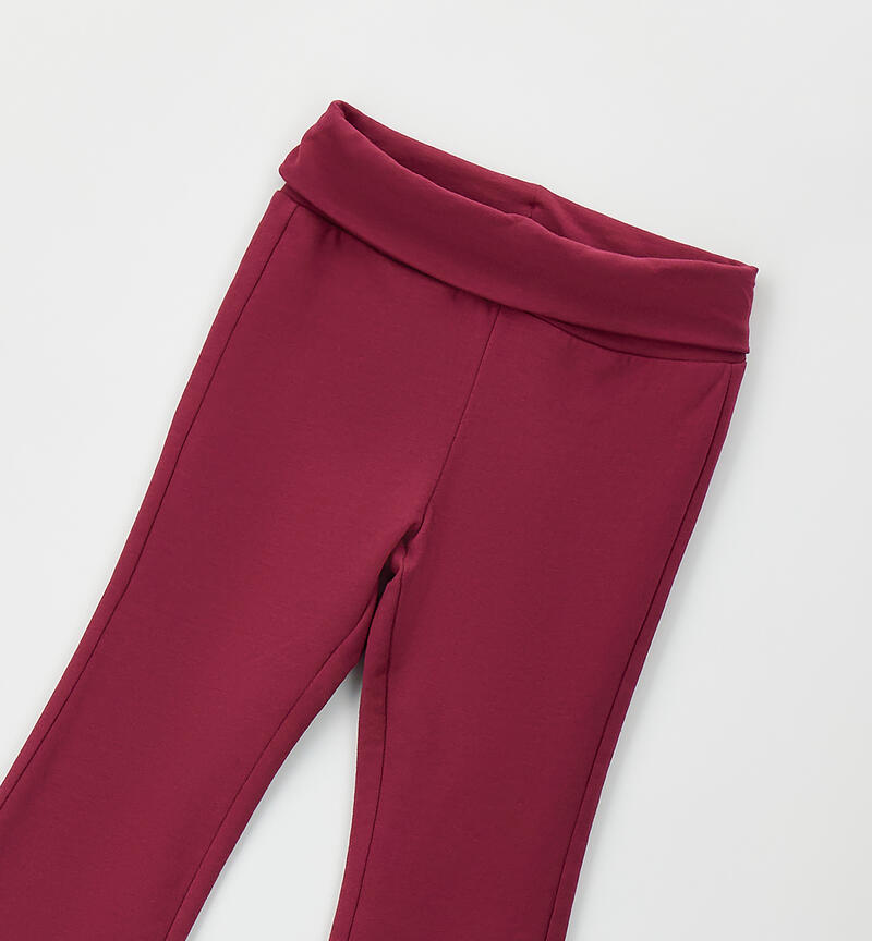 Girls' tracksuit bottoms PRUGNA-2656