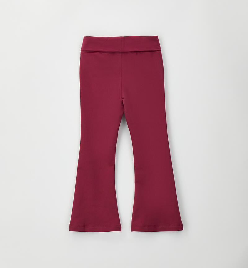 Girls' tracksuit bottoms PRUGNA-2656