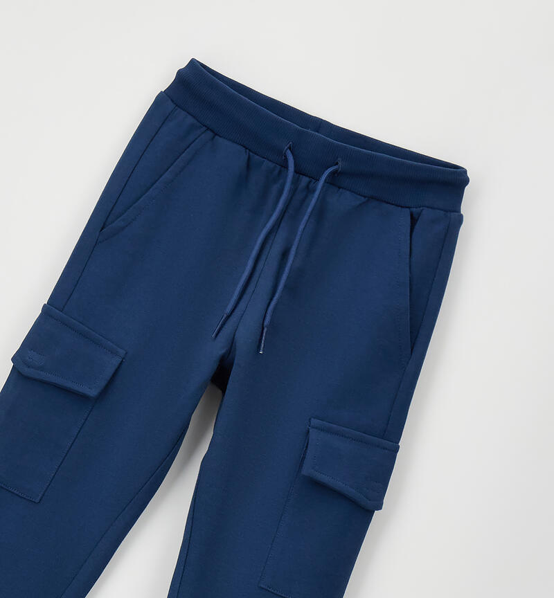 Pantaloni tuta bambino BLU-3656