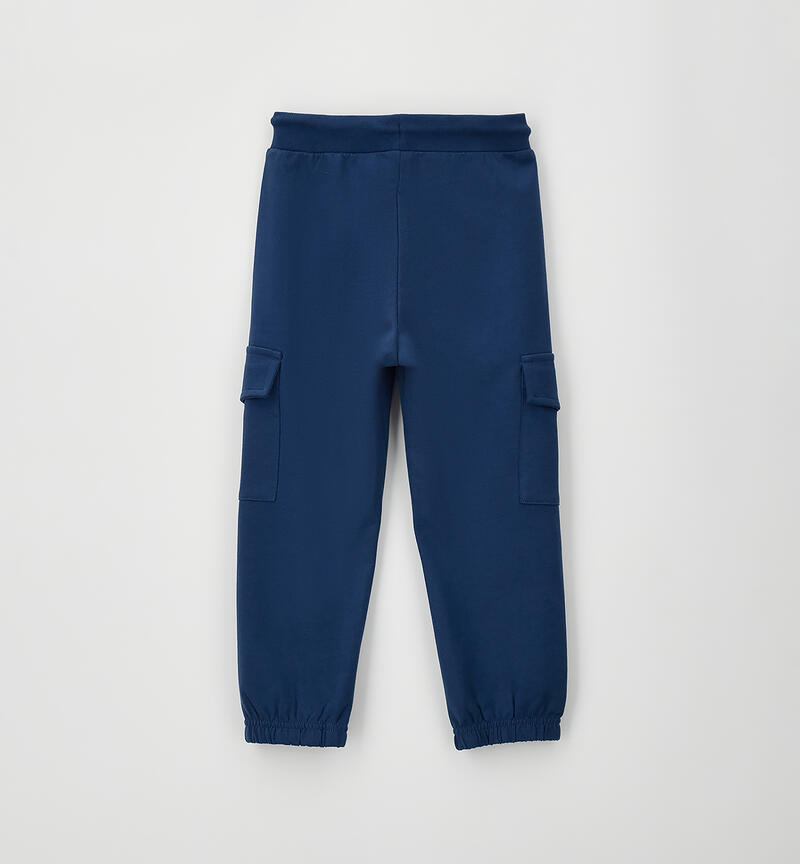 Pantaloni tuta bambino BLU-3656