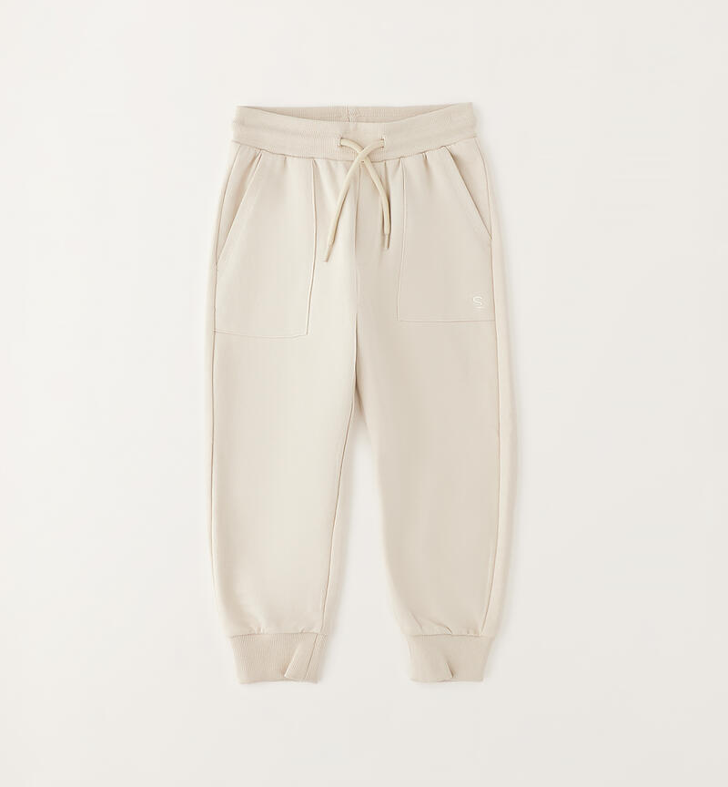 Children's tracksuit trousers ECRU'-0432