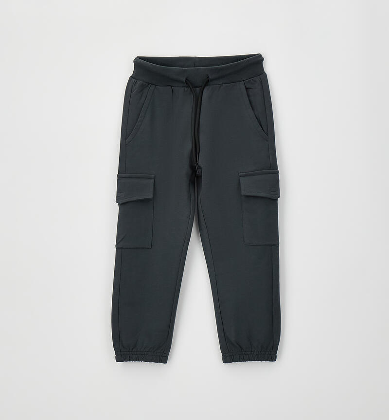Pantaloni tuta bambino GRIGIO-0567