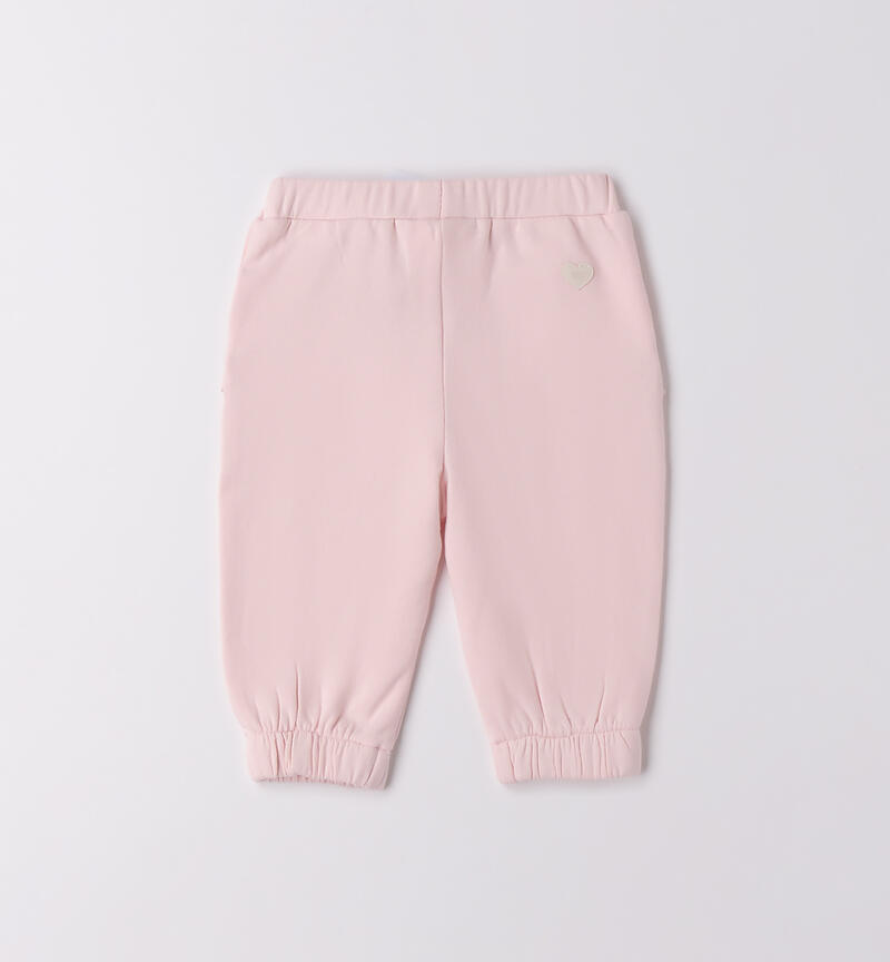 Baby girl tracksuit pants PINK-2714