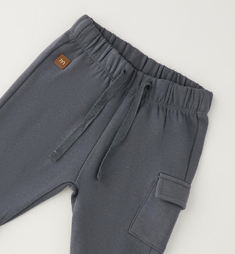 Pantaloni tuta neonato GRIGIO SCURO-0564