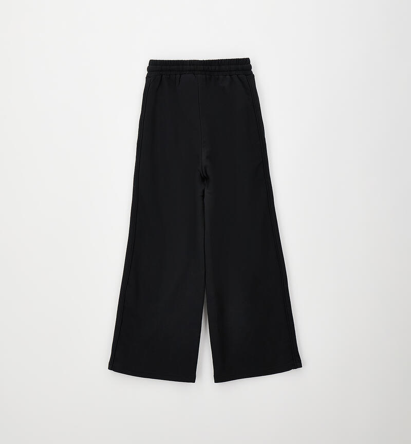 Girl's tracksuit bottoms NERO-0658