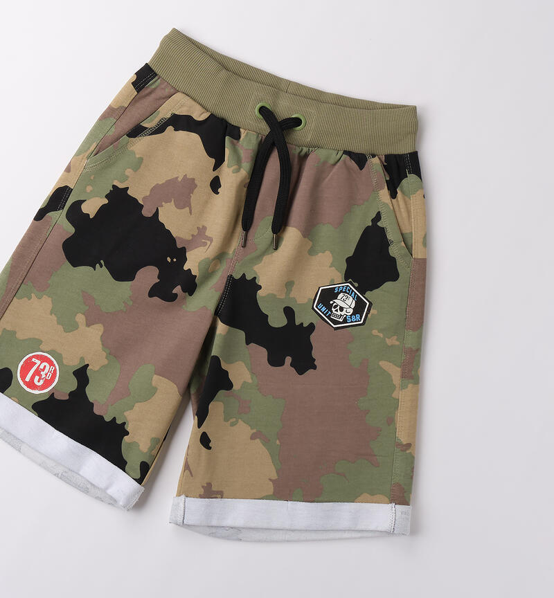 Pantaloni tuta ragazzo Sarabanda VERDE-MULTICOLOR-6BPH