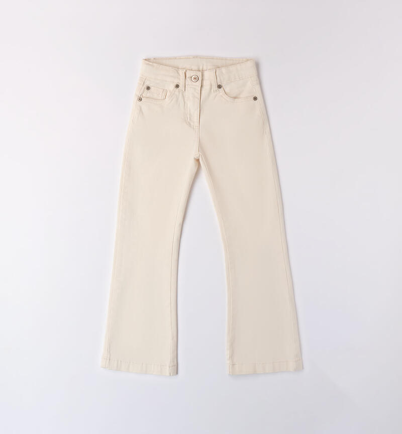 Girls' flared trousers  BURRO-0215