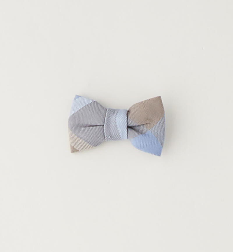 Newborn Bow Tie AVION/GRIGIO-3928