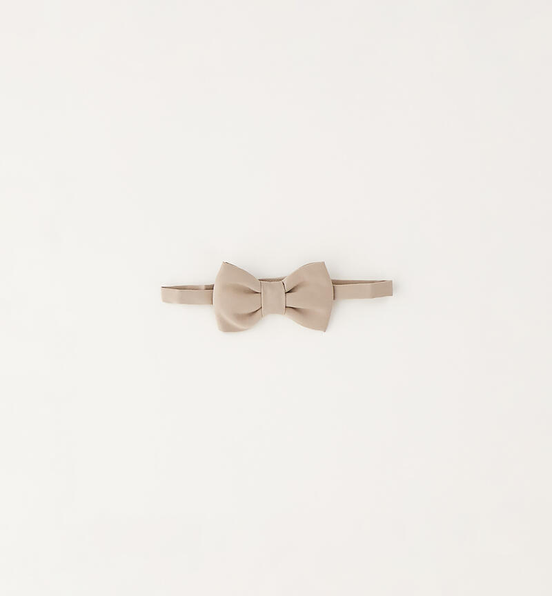 Bow tie for children BEIGE SCURO-0445