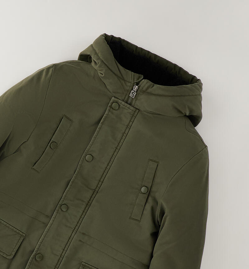 Parka per ragazzo Sarabanda VERDE MILITARE-5557