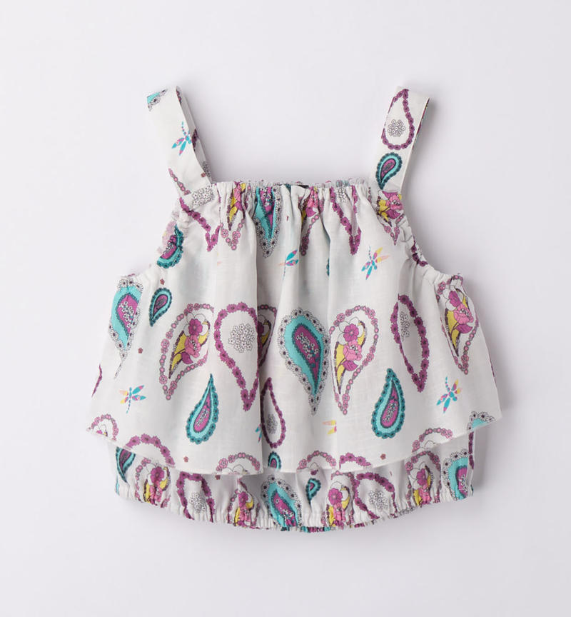 Sarabanda unusual top for girls from 8 to 16 years PANNA-MULTICOLOR-6VU1