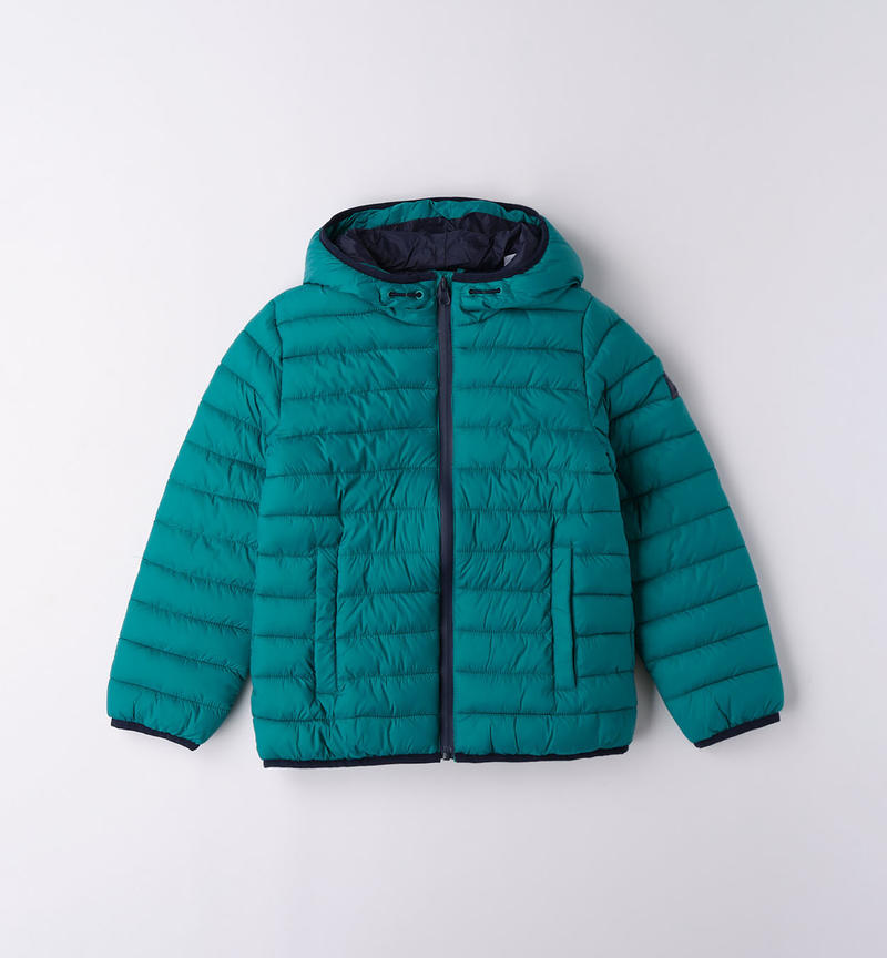 Sarabanda 100 gram padded jacket for boys from 8 to 16 years VERDE-4456