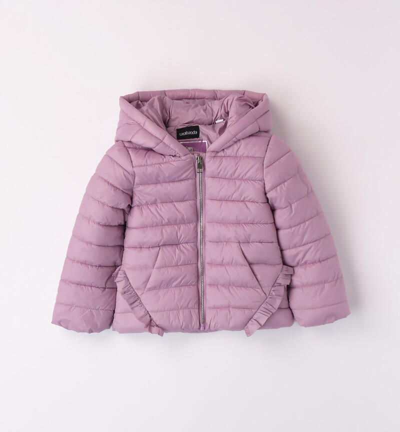 Sarabanda 100-gram down jacket for girls from 9 months to 8 years LILLA-3111