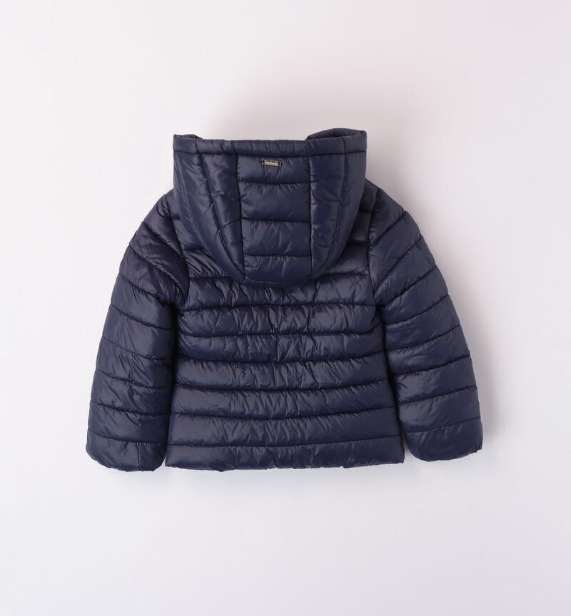 Sarabanda 100-gram down jacket for girls from 9 months to 8 years NAVY-3854