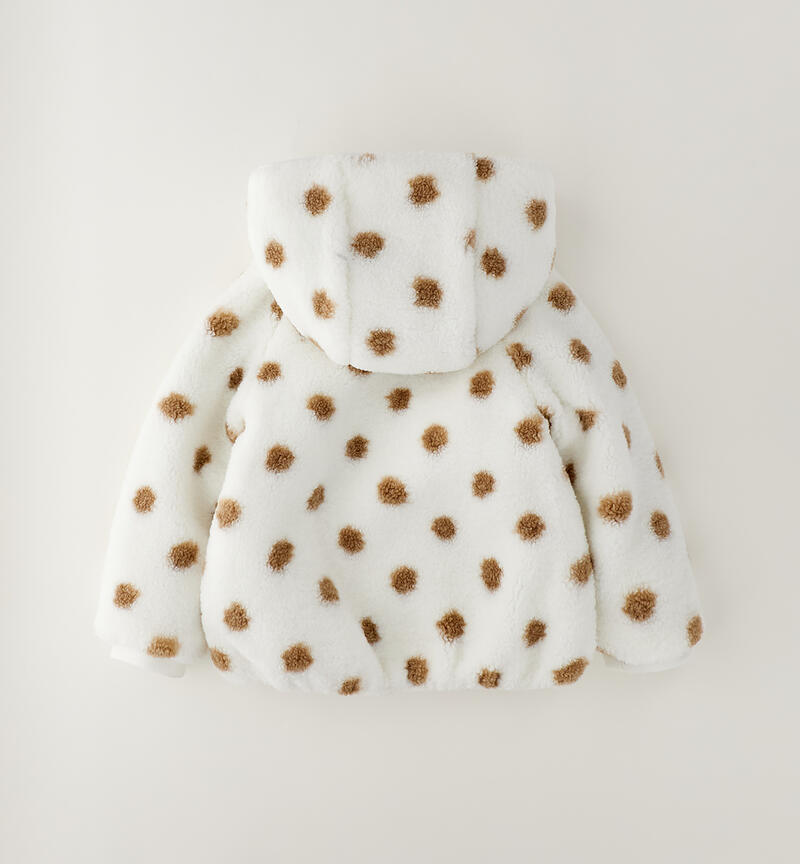 Reversible girls' down jacket PANNA-MARRONE-6CGT
