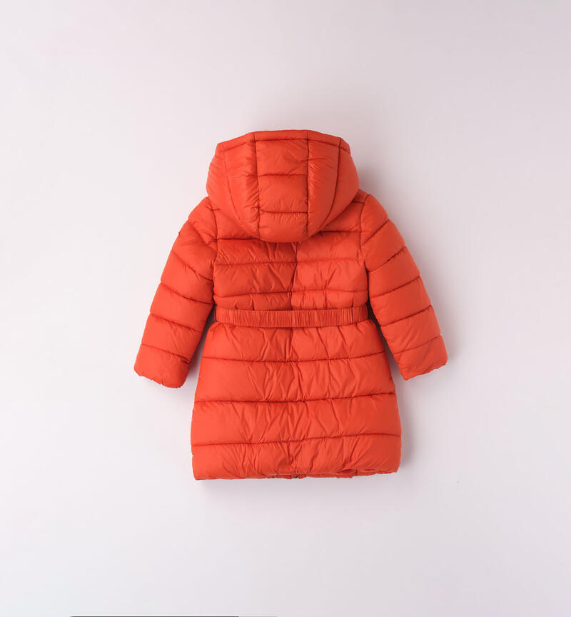 Sarabanda belted down jacket for girls from 9 months to 8 years COCCIO-1948