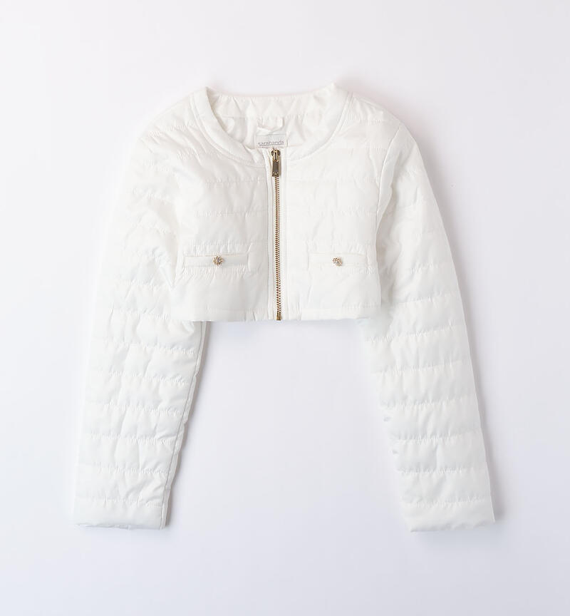 Girls' short padded jacket PANNA-0112