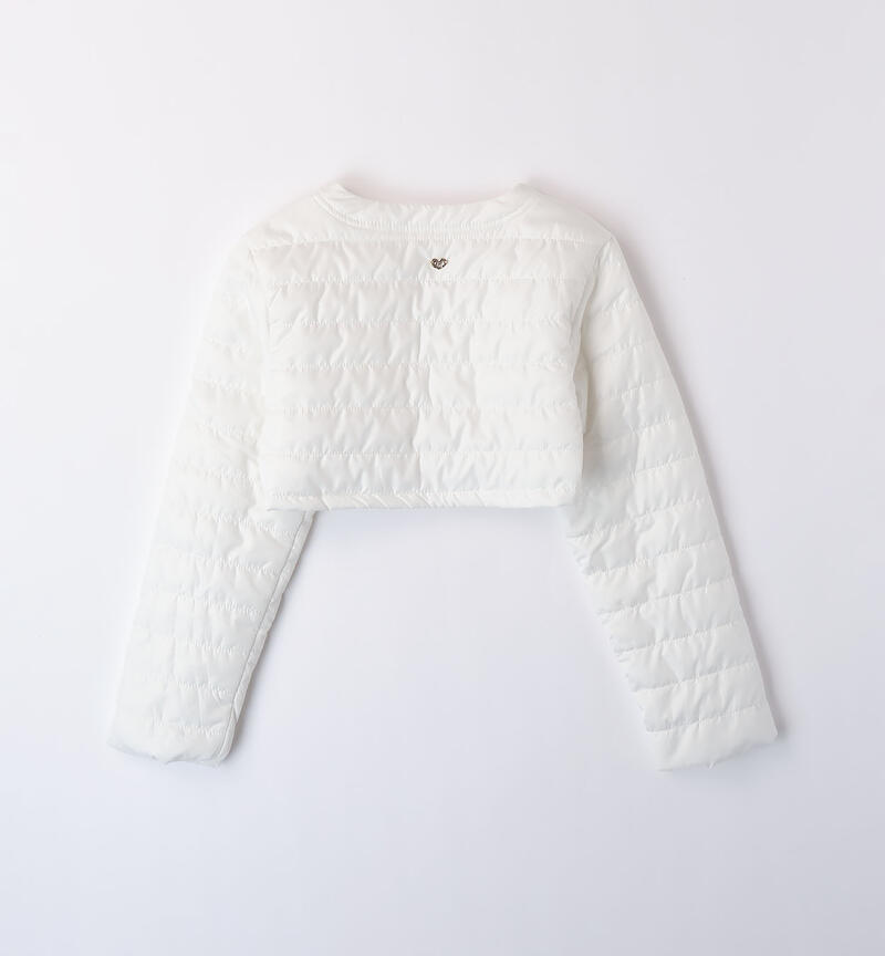 Girls' short padded jacket PANNA-0112