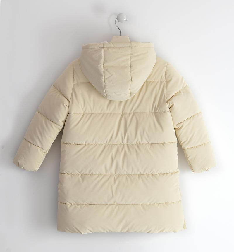 Sarabanda girl's long winter padded jacket from 8 to 16 years GESSO-0214