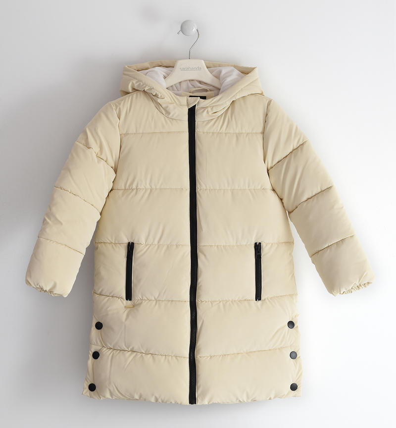 Sarabanda girl's long winter padded jacket from 8 to 16 years GESSO-0214