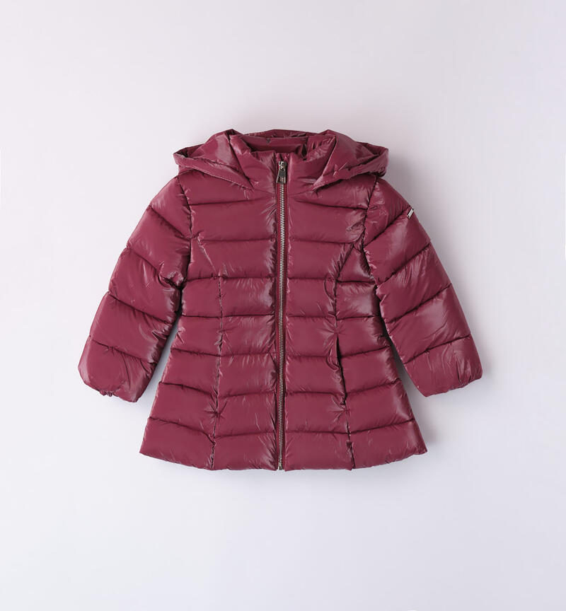Sarabanda down jacket for girls from 9 months to 8 years PRUGNA-2656