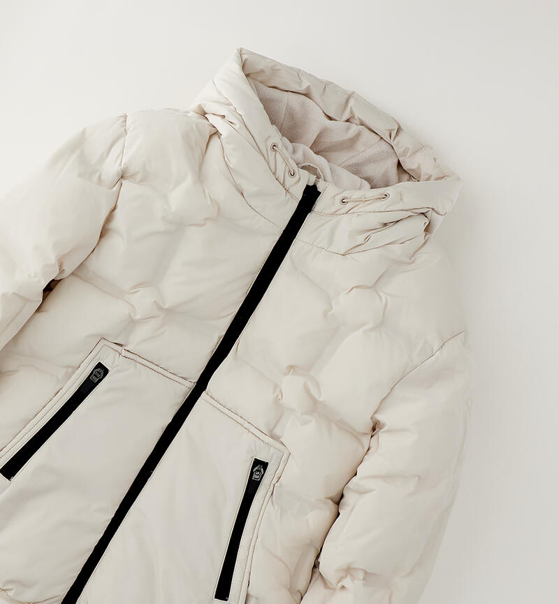 Boy's down jacket ECRU'-0164