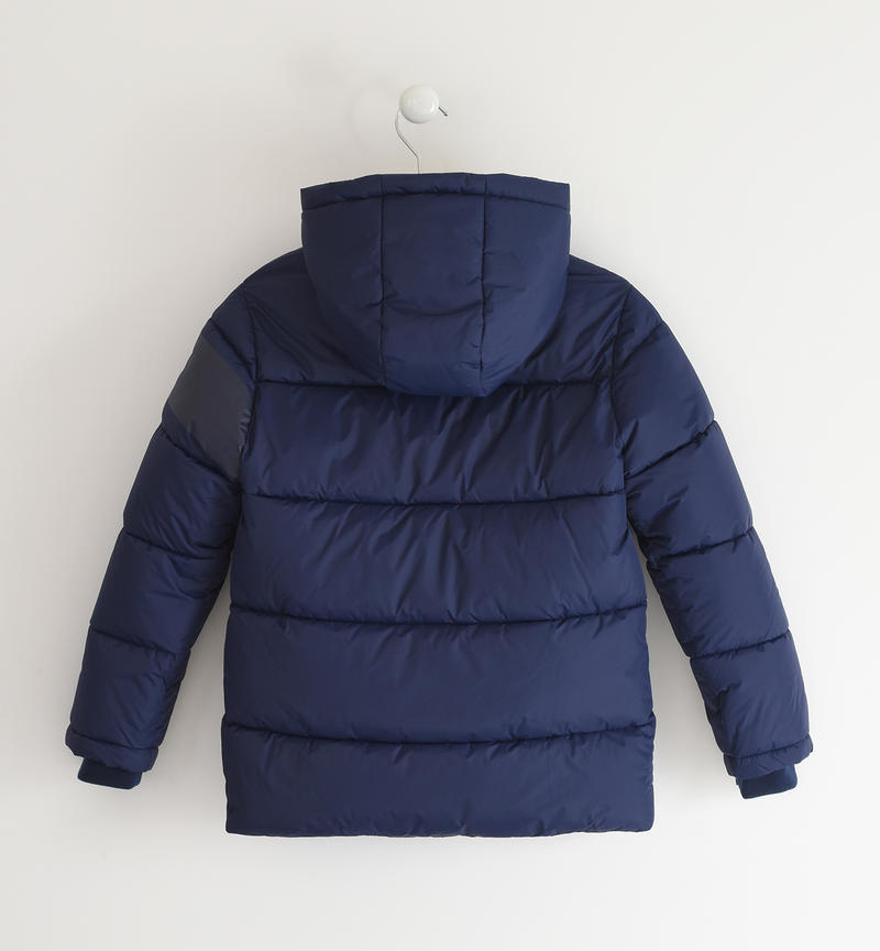 Piumino ragazzo con cappuccio da 8 a 16 anni Sarabanda NAVY-3854