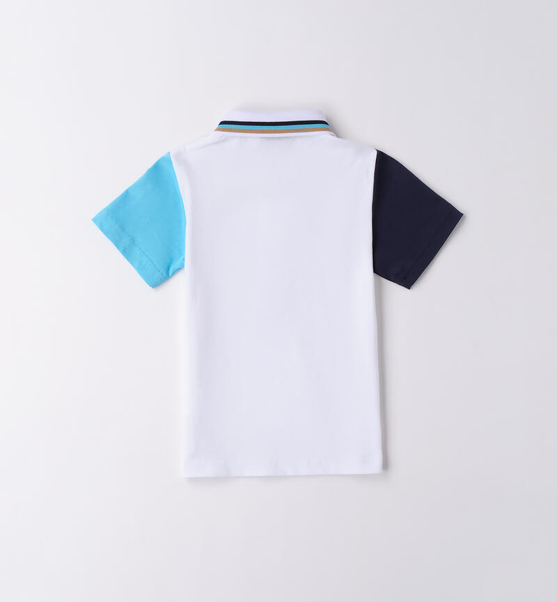 Polo da bambino BIANCO-0113