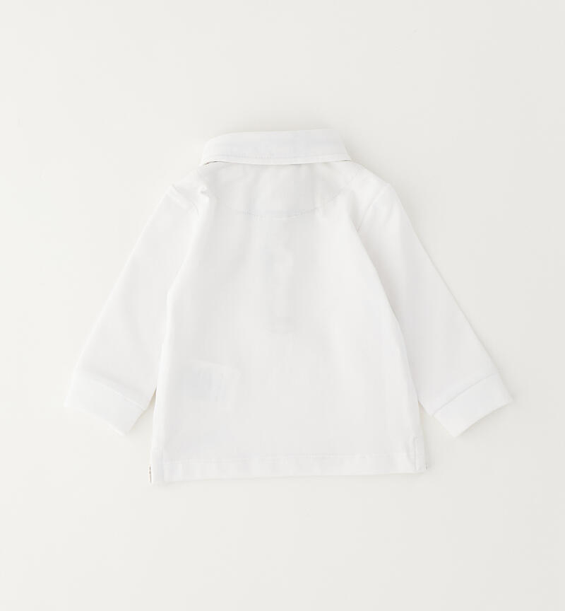 Polo da neonato BIANCO-0113