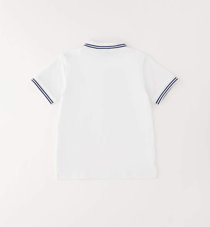Polo per bambino BIANCO-0113