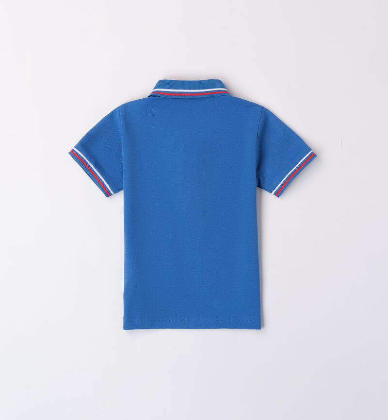 Boys' polo shirt ROYAL CHIARO-3734