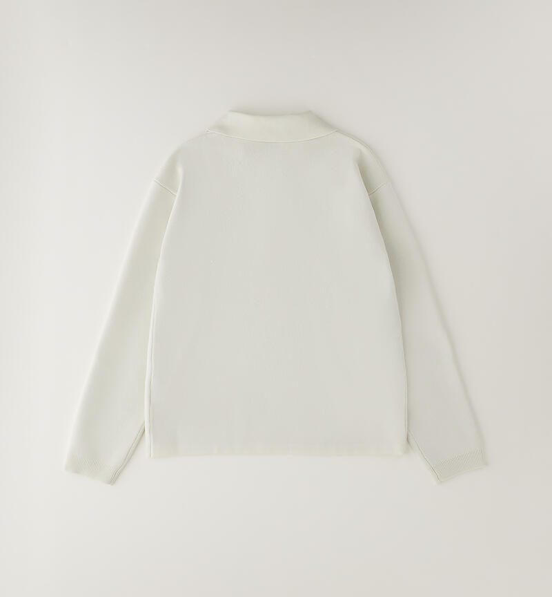 Polo ragazzo Sarabanda GESSO-0242