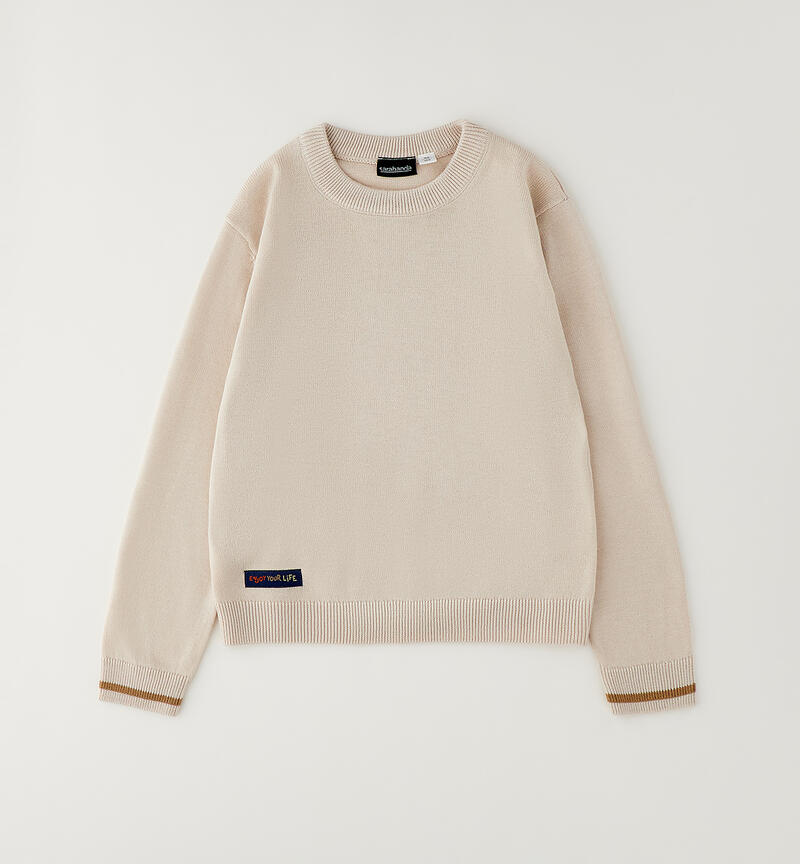Pullover da bambino ECRU'-0164
