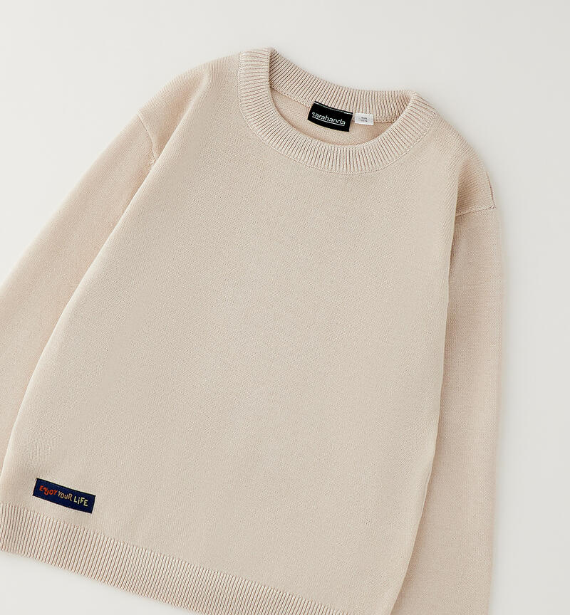 Pullover da bambino ECRU'-0164
