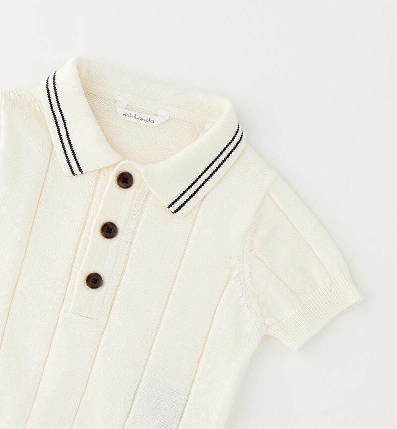 Pullover neonato Minibanda LATTE-0115