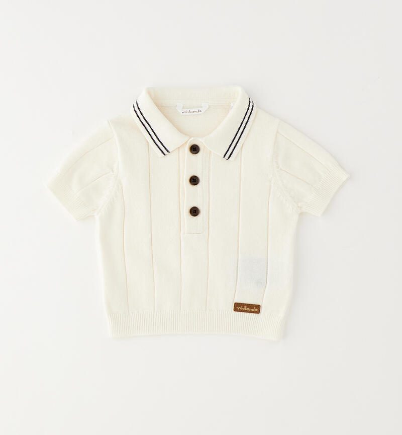 Pullover neonato Minibanda LATTE-0115